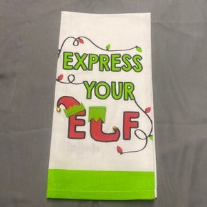🎄Express your Elf decorative dish towel